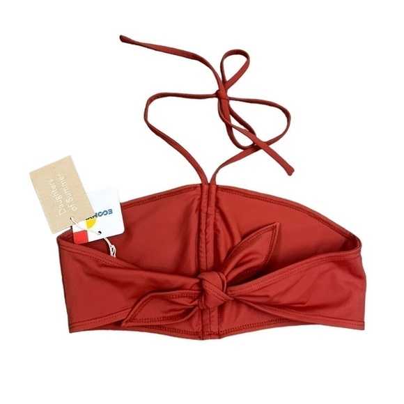 NWT Daughters of Summer Coral Adjustable Bikini Top - Size XS - Picture 4 of 6